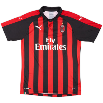 2018-19 AC Milan Home Shirt - 4/10 - (L)