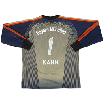 2003-04 Bayern Munich GK Shirt Kahn #1 - 6/10 - (XL.Boys)