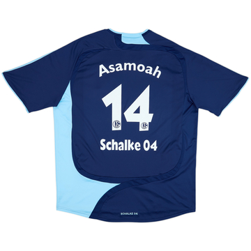 2007-08 Schalke European Home Shirt Asamoah #14 - 7/10 - (XXL)