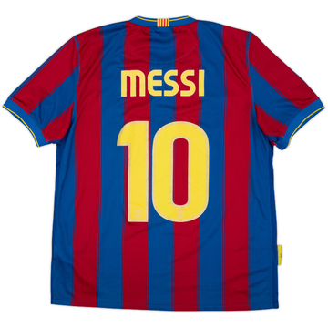 2009-10 Barcelona Home Shirt Messi #10 - 8/10 - (M)