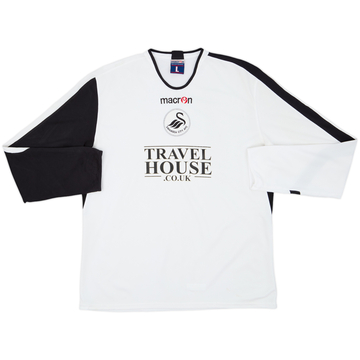 2006-07 Swansea City Home L/S Shirt - 7/10 - (L)