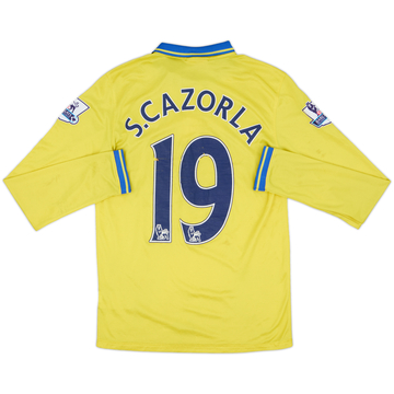 2013-14 Arsenal Away L/S Shirt S.Cazorla #19 - 5/10 - (S)