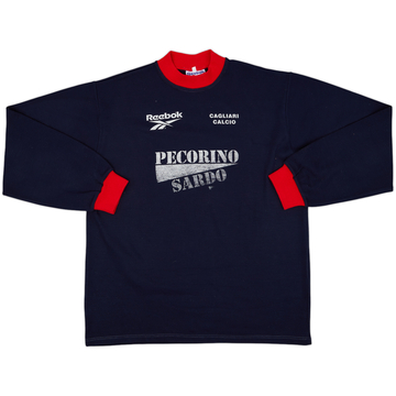 1996-98 Cagliari Reebok Drill Top - 6/10 - (XL)