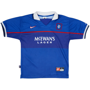 1997-99 Rangers Home Shirt - 8/10 - (L.Boys)