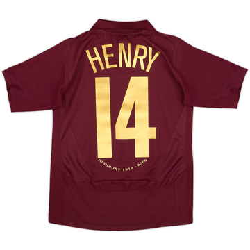 2005-06 Arsenal Home Shirt Henry #14 - 10/10 - (L.Boys)