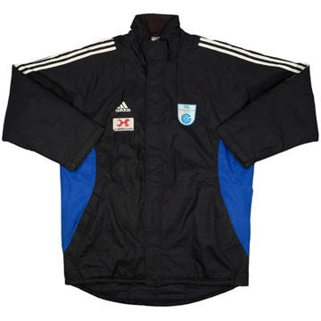 2001-02 Grasshoppers Player Issue adidas Padded Bench Coat - 7/10 - (L/XL)
