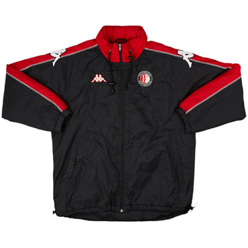 2001-02 Feyenoord Kappa Padded Bench Coat - 9/10 - (L)