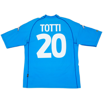 2000-01 Italy Home Shirt Totti #20 - 6/10 - (XXL)