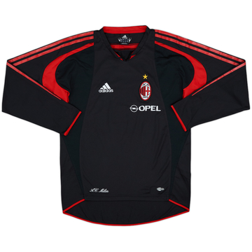 2004-05 AC Milan adidas Training L/S Shirt - 8/10 - (S)