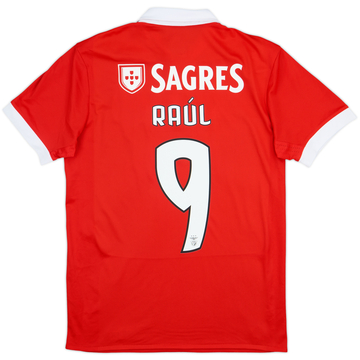 2017-18 Benfica Home Shirt Raul #9 - 10/10 - (M)