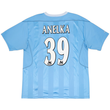 2003-04 Manchester City Home Shirt Anelka #39 - 7/10 - (L)