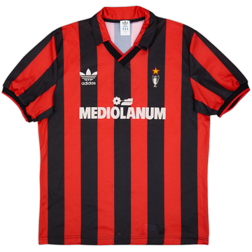 1990-91 AC Milan Home Shirt - 8/10 - (XL)
