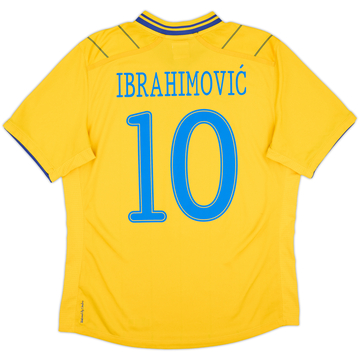 2012-13 Sweden Home Shirt Ibrahimovic #10 - 7/10 - (L)