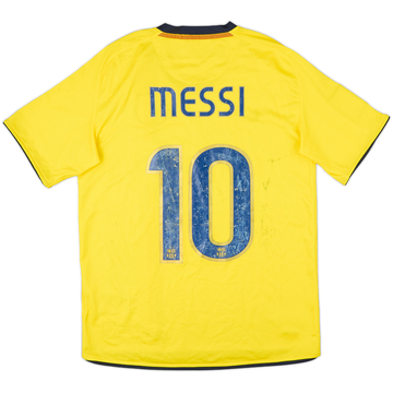 2008-10 Barcelona Away Shirt Messi #10 - 4/10 - (S)