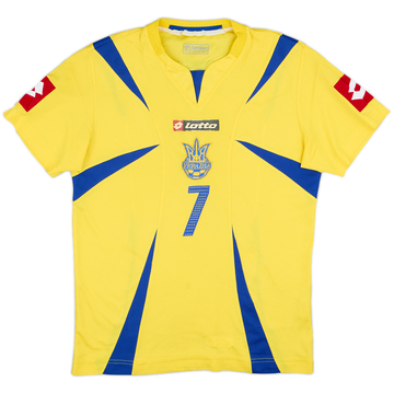 2006-08 Ukraine Home Shirt Shevchenko #7 - 6/10 - (M)