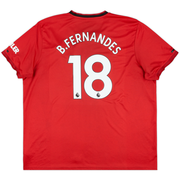 2019-20 Manchester United Home Shirt B.Fernandes #18 - 5/10 - (3XL)