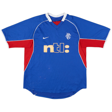 2001-02 Rangers Home Shirt - 5/10 - (M)