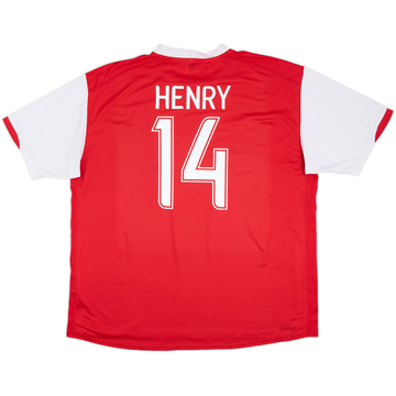 2006-08 Arsenal Home Shirt Henry #14 - 5/10 - (XXL)