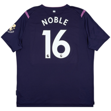 2019-20 West Ham Third Shirt Noble #16 - 7/10 - (3XL)