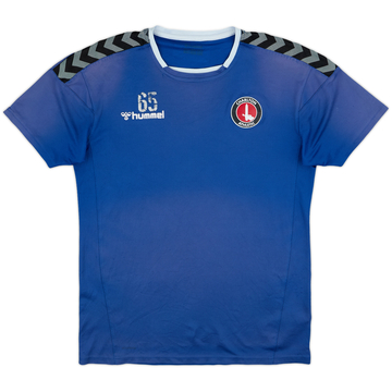 2020-21 Charlton Player Issue Hummel Training Shirt #65 - 4/10 - (M)