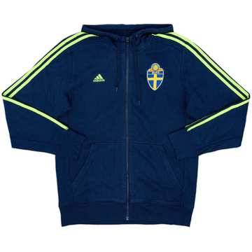 2015-16 Sweden adidas Hooded Track Jacket - 8/10 - (M)