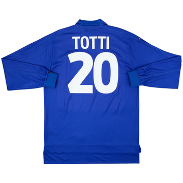 1998-99 Italy Home L/S Shirt Totti #20 - 8/10 - (L)