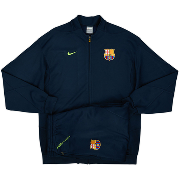 2007-08 Barcelona Nike Tracksuit - 8/10 - (L)