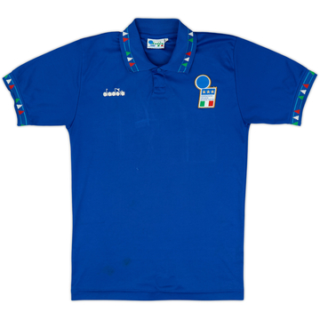 1992-93 Italy Home Shirt - 7/10 - (L.Boys)