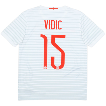 2014-15 Inter Milan Away Shirt Vidic #15 - 7/10 - (XL.Boys)
