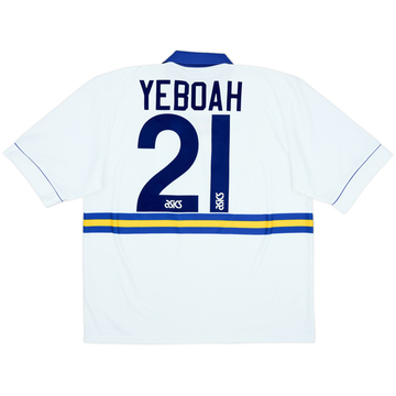 1993-95 Leeds United Home Shirt Yeboah #21 - 8/10 - (XL)