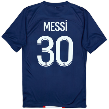 2022-23 Paris Saint-Germain Home Shirt Messi #30 - 6/10 - (S)