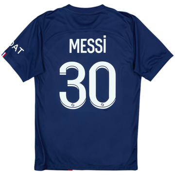2022-23 Paris Saint-Germain Home Shirt Messi #30 - 8/10 - (S)