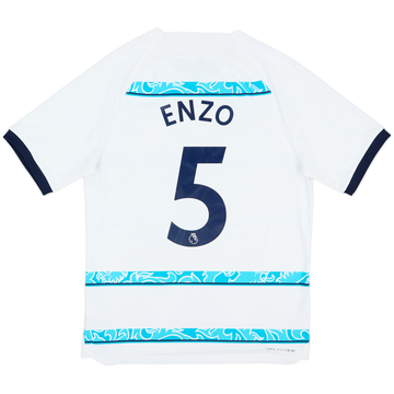 2022-23 Chelsea Authentic Away Shirt Enzo #5 - 8/10 - (M)