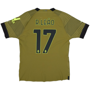 2022-23 AC Milan Authentic Third Shirt R.Leao #17 (L)