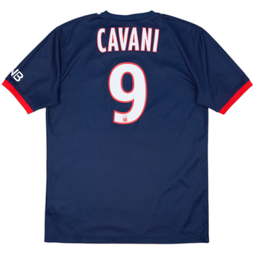 2013-14 Paris Saint-Germain Home Shirt Cavani #9 - 8/10 - (M)