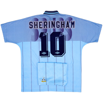 1991-94 Tottenham Third Shirt & Shorts Sheringham #10 - 9/10 - (XL)