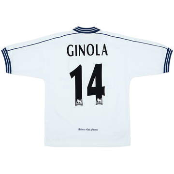 1997-99 Tottenham Home Shirt Ginola #14 - 8/10 - (S)