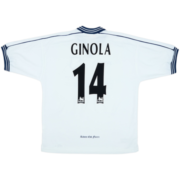 1997-99 Tottenham Home Shirt Ginola #14 - 9/10 - (L)