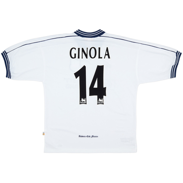 1997-99 Tottenham Home Shirt Ginola #14 - 9/10 - (L)