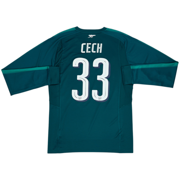 2017-18 Arsenal GK Shirt Cech #33 - 9/10 - (L)