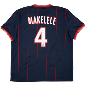 2009-10 Paris Saint-Germain Home Shirt Makelele #4 - 9/10 - (XXL)