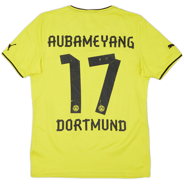 2013-14 Dortmund CL Home Shirt Aubameyang #17 - 5/10 - (S)