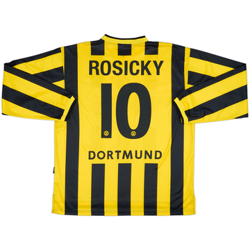 2000-02 Borussia Dortmund Home L/S Shirt Rosicky #10 - 8/10 - (XL)