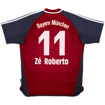 2001-02 Bayern Munich Home Shirt Ze Roberto #11 - 8/10 - (XL.Boys)