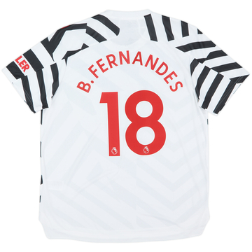 2020-21 Manchester United Authentic Third Shirt B.Fernandes #18 (XL)