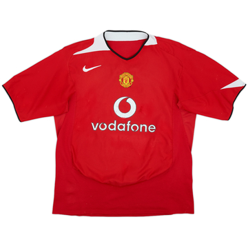 2004-06 Manchester United Home Shirt - 4/10 - (L)