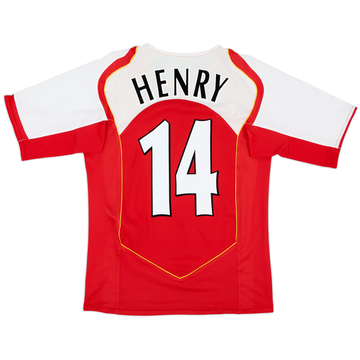 2004-05 Arsenal Home Shirt Henry #14 - 6/10 - (S)