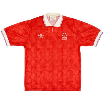 1990-92 Nottingham Forest Home Shirt - 7/10 - (L)