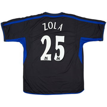 2002-04 Chelsea Away Shirt Zola #25 - 8/10 - (XL)