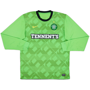 2010-11 Celtic Away L/S Shirt - 8/10 - (L)